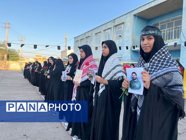 مراسم استقبال و تشییع پیکر پاک شهید گمنام در شهرستان دهلران 