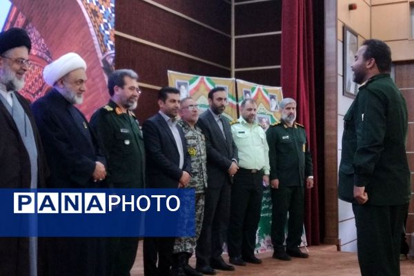 مراسم تکریم و معارفه فرمانده سپاه ناحیه مقاومت بسیج حضرت عبدالعظیم (ع) شهرستان ری