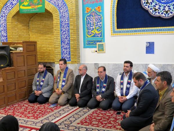 بازدید قائم‌مقام سازمان دانش‌آموزی از اعتکاف دانش‌آموزان پیشتاز اسفراین
