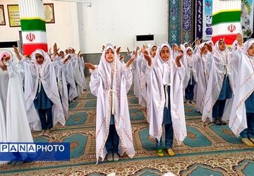 جشن عبادت دانش‌آموزان دختر بخش چاه‌دادخدا