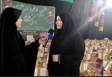 پویش اطعام حسینی تهیه و توزیع ۵۰۰۰ بسته معیشتی توسط خیریه باران مهر علوی 