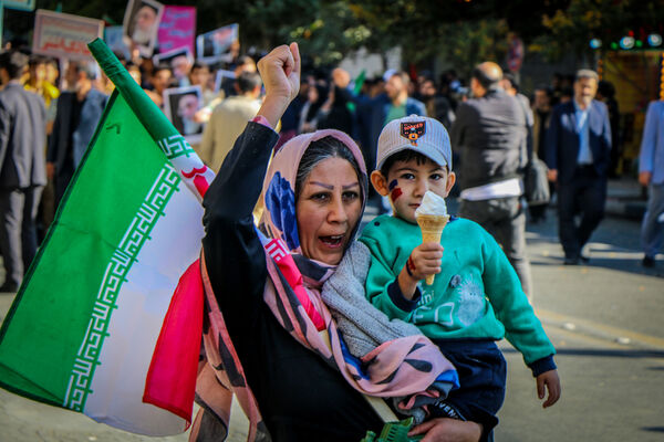 مراسم راهپیمایی ۱۳ آبان در ارومیه