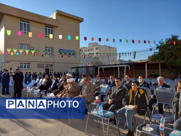 آیین نواختن زنگ انقلاب در مدارس فارس 