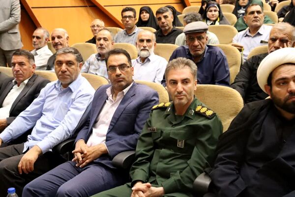 مراسم چهلم شهدای اقتدار در کوهدشت با حضور فرمانده سپاه حضرت ابوالفضل لرستان