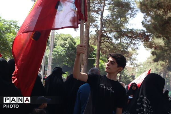 زائرانِ نرسیده به حریم؛ خروشِ اربعینی‌ها در قلبِ نیشابور