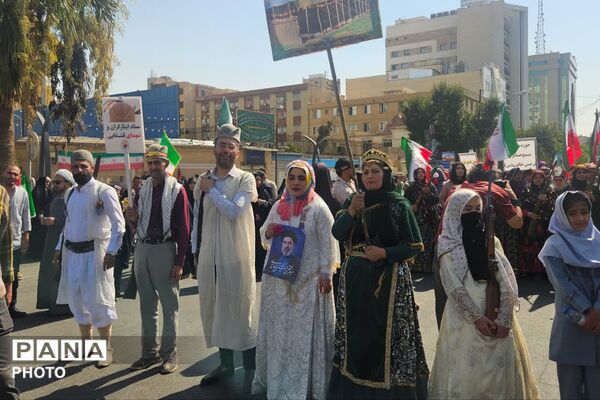 راهپیمایی جان‌فدایان ایران در شیراز - 3