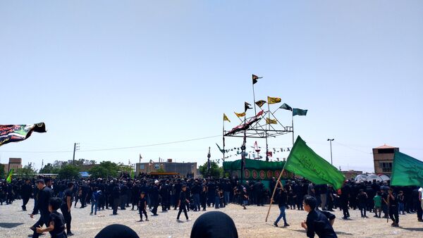برگزاری مراسم عزاداری ظهر عاشورا در خلیل آباد 