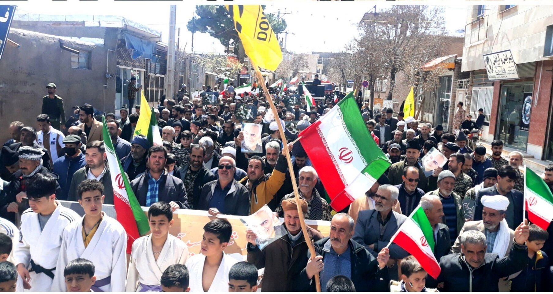 جلگه رخ به حمایت از قدس شریف ایستاد 