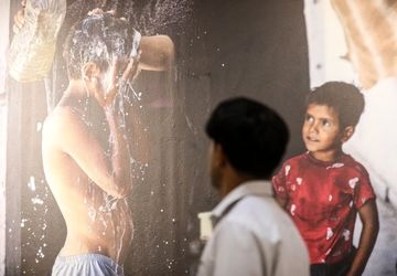 نمایشگاه عکاس فلسطینی در بغداد افتتاح شد