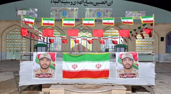 تشییع پیکر مطهر شهید والامقام عبدالرضا ابولی پناه 
