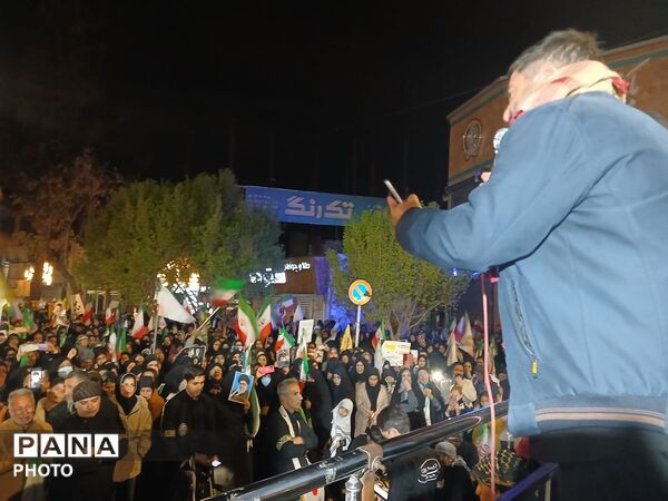 آیین چهلمین روز شهادت امام خامنه‌ای، میهمان دیار کهن نیشابور