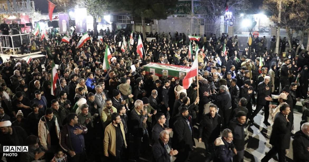 تشییع پیکر شهید سجاد باتقوا در تربت جام
