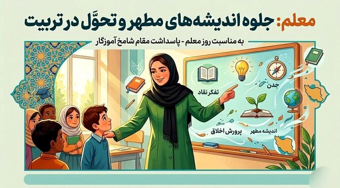 جلوهٔ نور در کلاس ما