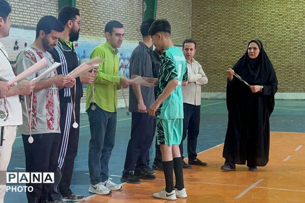 اختتامیه مسابقات فوتسال بین‌مدرسه‌ای پسران جام اقتدار ایران در پردیس