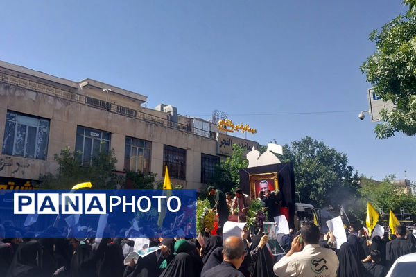 شیراز میزبان پیکر مطهر یکی از سرداران بزرگ انقلاب