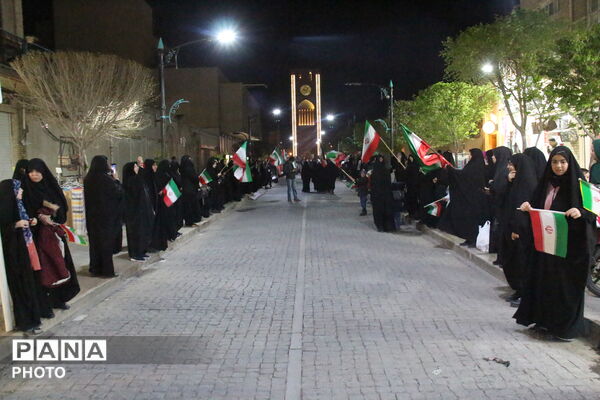 کاروان ترامپ سوزی در یزد