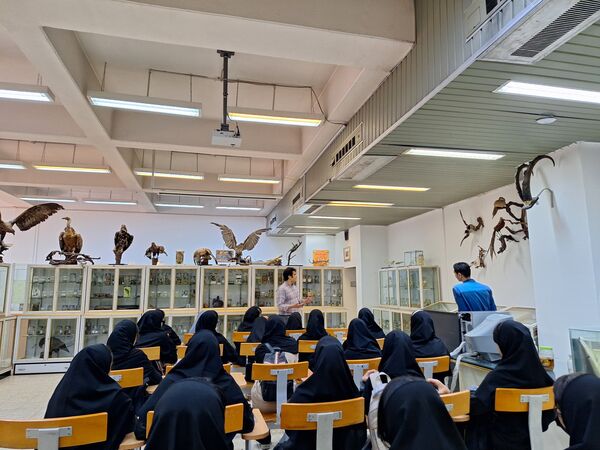 بازدید دانش‌آموزان از موزه زمین شناسی و جانور شناسی دانشگاه فردوسی مشهد