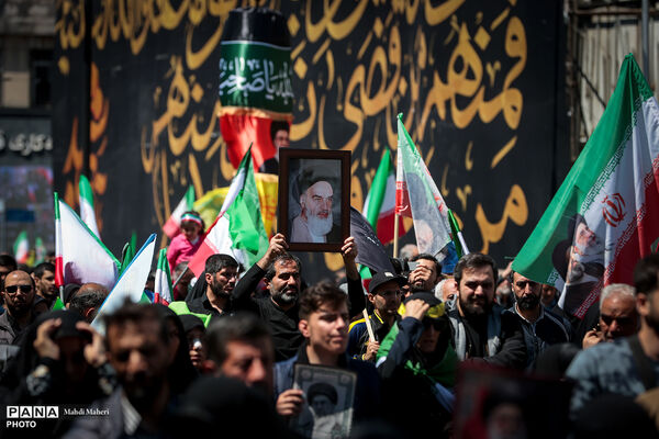مراسم اربعین رهبر شهید انقلاب در تهران