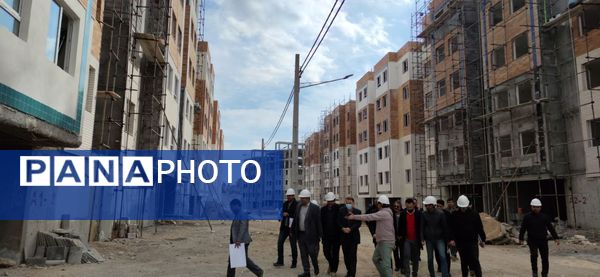 بازدید محمدمهدی شهریاری از پروژه ۱۱۲۰ واحدی نهضت ملی مسکن ولیعصر(عج) بجنورد