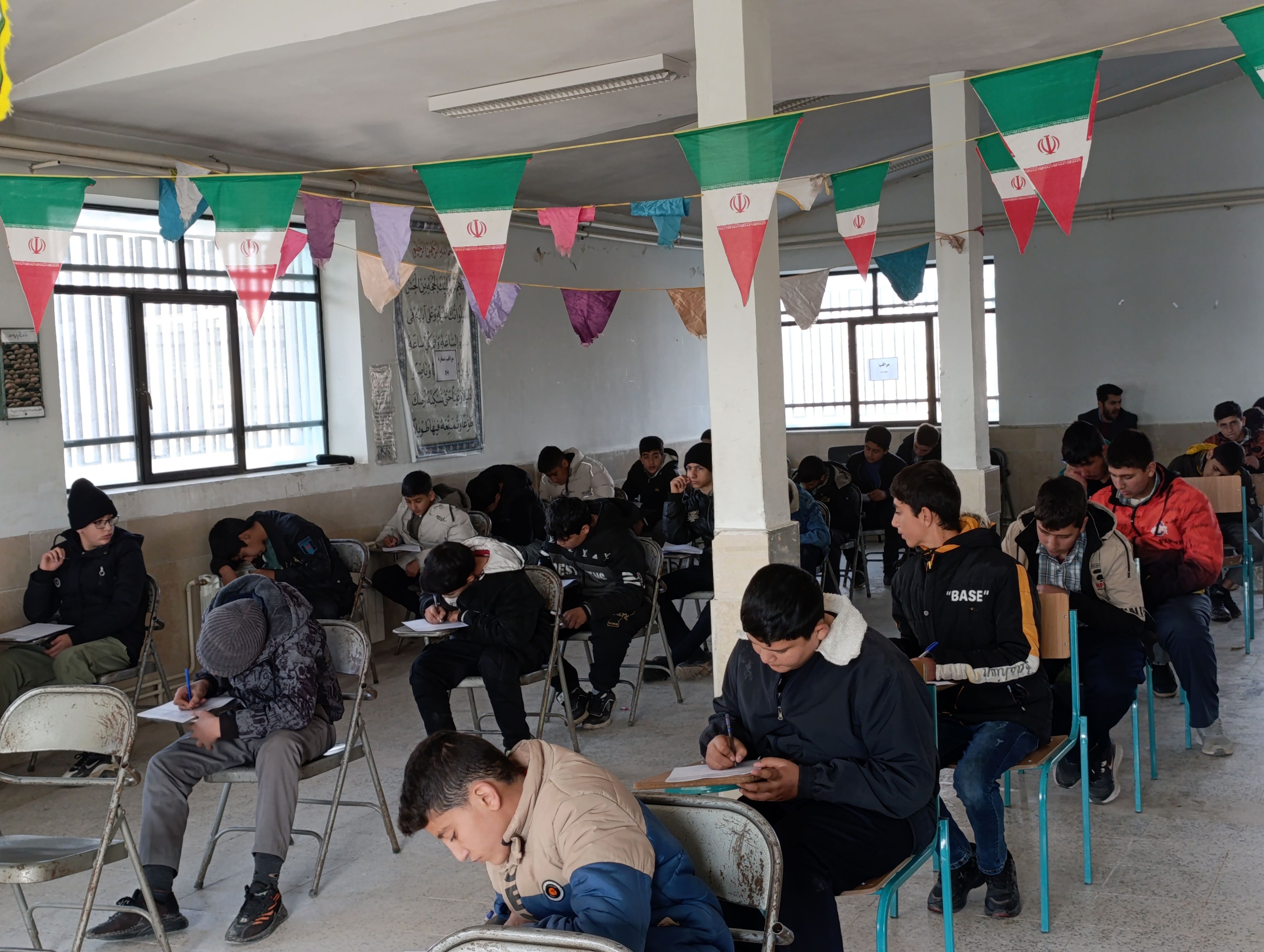 برگزاری امتحانات نوبت اول در آموزشگاه شیخ فضل‌الله نوری 