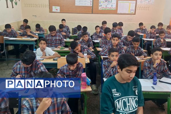 آغاز آزمون هماهنگ پایه ششم ناحیه ۳ شیراز 