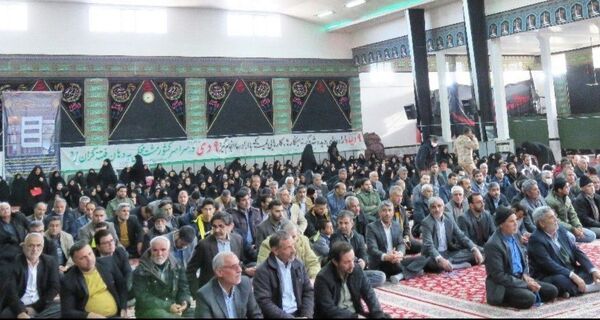 مراسم بزرگداشت سالگرد حماسه ۹ دی در خلیل آباد 