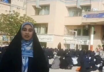 هنرستان امیرکبیر خمینی‌شهر، غرق در عطر بهشتی رضوی