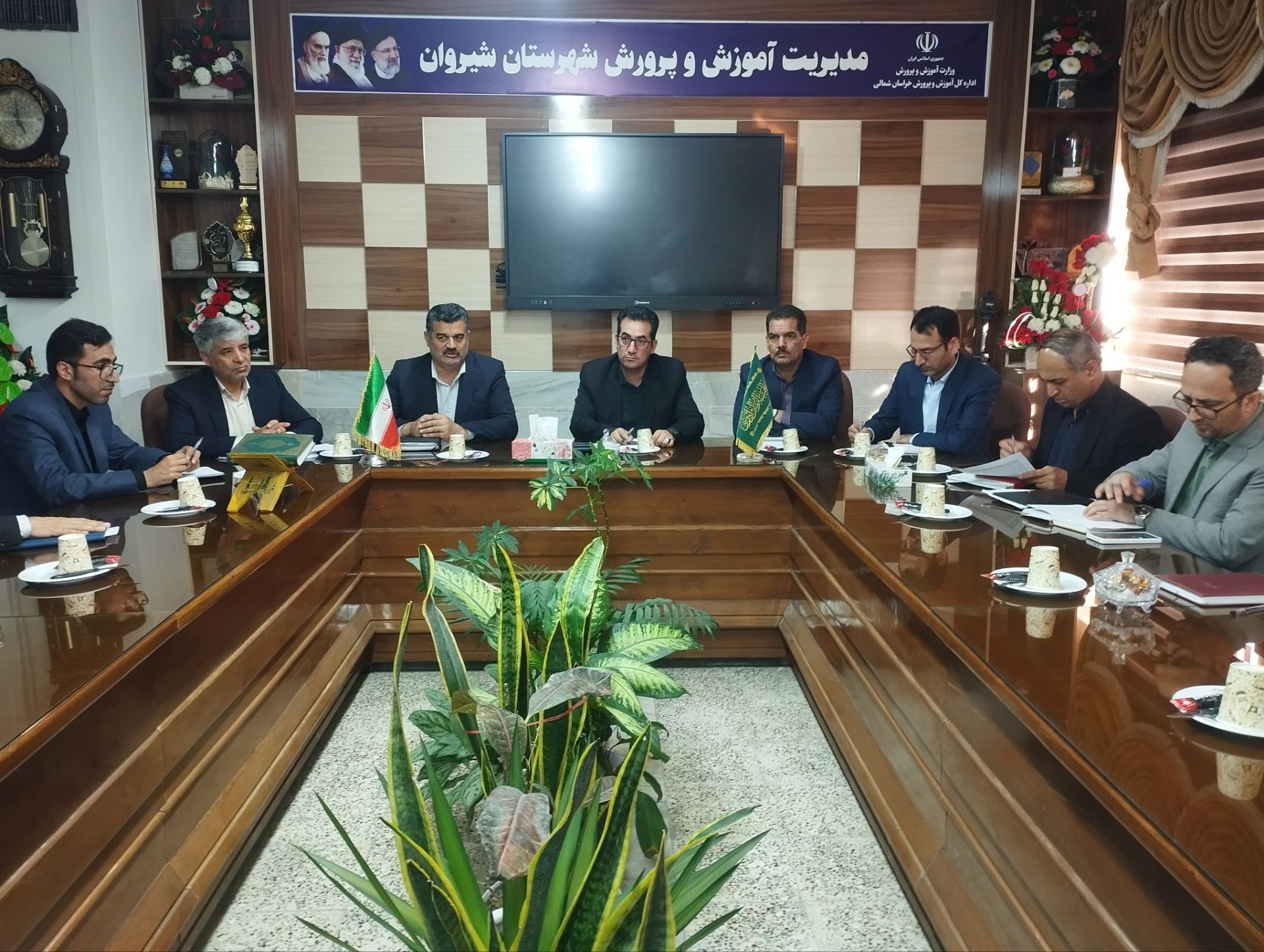 بازدید استانی مدیرکل آموزش و پرورش خراسان شمالی از شیروان