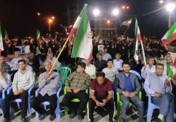  کوهنانی در جوارِ شهیدِ گمنام؛ میثاقِ شبانه برای اقتدار ایران