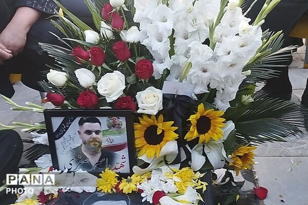 مراسم چهلم شهید یاسر صفری در امامزاده عبدالله یوسف آباد صیرفی