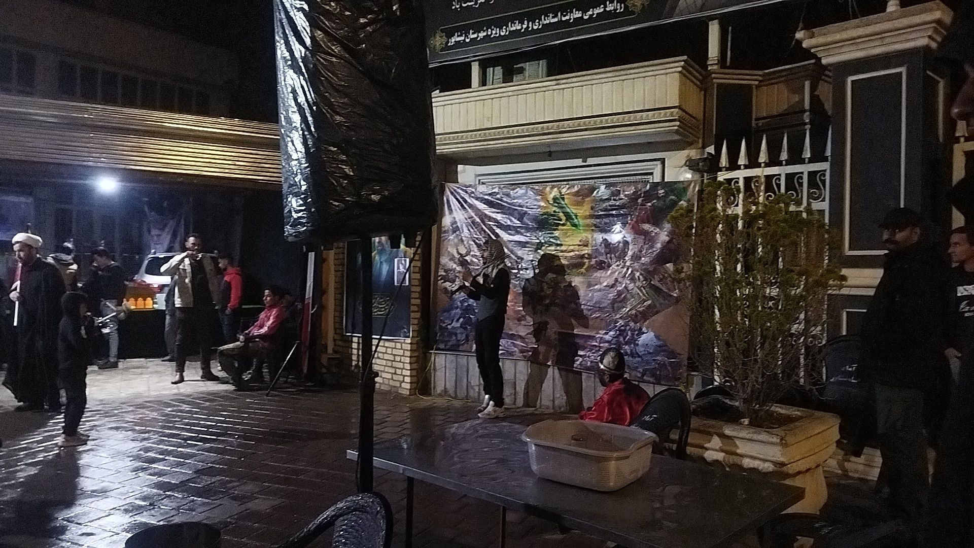 موکب چایخانه  در فلکه ایران نیشابور 