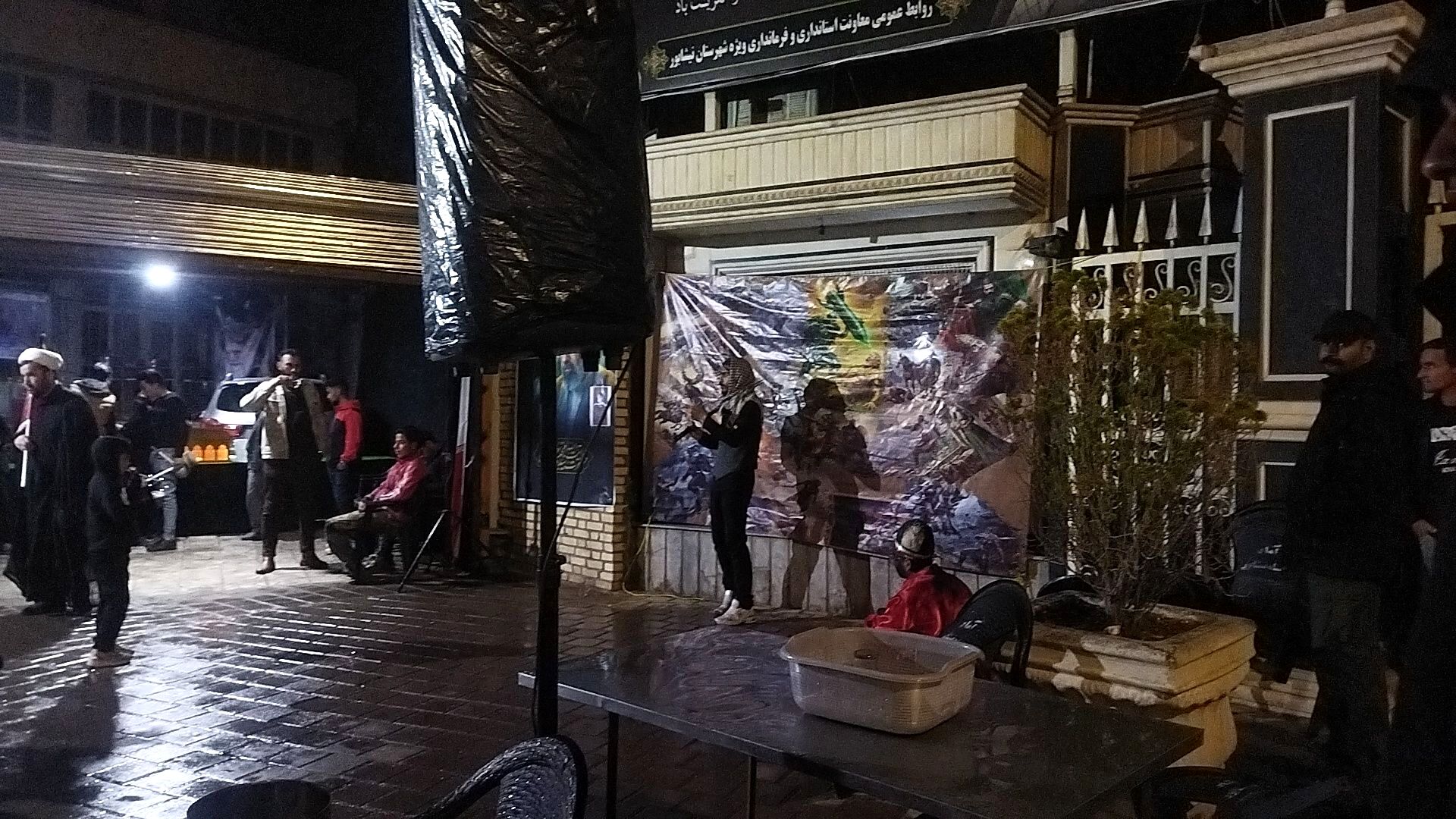 موکب چایخانه  در فلکه ایران نیشابور 