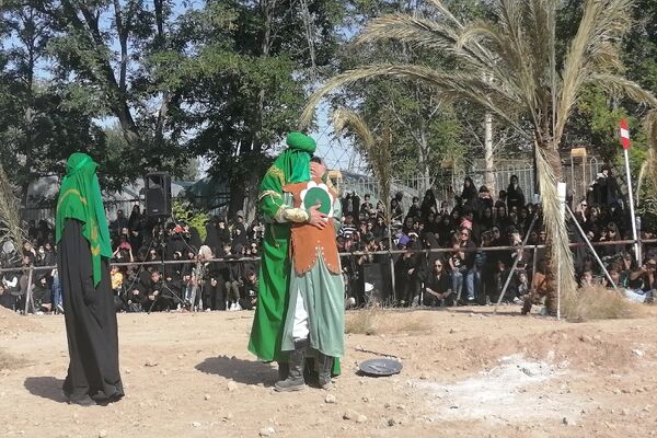 مراسم آیینی خیمه سوزان سنت هرساله مردم مشهد