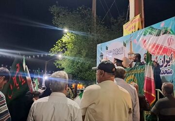 حضور دختران زرقانی در تجمعات شبانه دهه کرامت