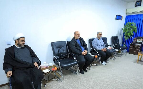  دیدار رئیس شبکه بهداشت و درمان شهرستان ساوجبلاغ با امام جمعه