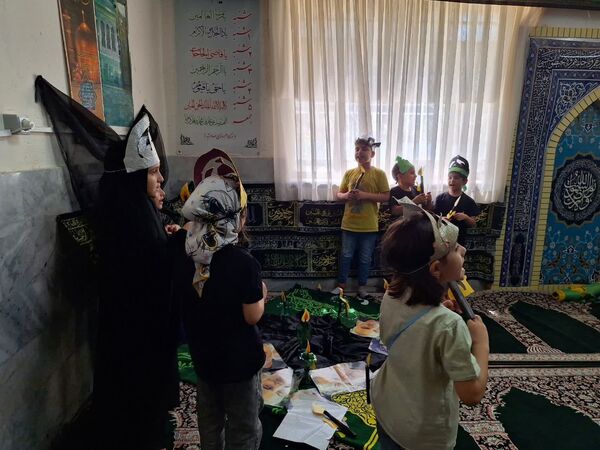 مراسم عزاداری کودکان دارالقران امام علی(ع)