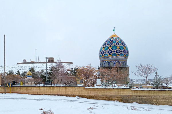 یک روز برفی در روستای بنادکوک‌ دیزه