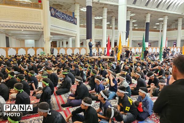 نوجوانان عاشورایی در حرم شاهچراغ(ع) - 3