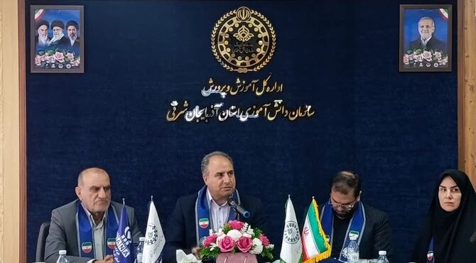 آیین تجلیل از برگزیدگان سازمان دانش‌آموزی آذربایجان شرقی با حضور مقامات کشوری 