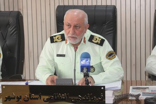 نشست خبری فرمانده انتظامی استان بوشهر