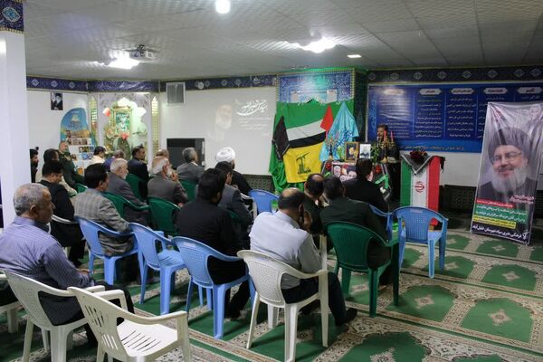 مراسم گرامیداشت شهید مقاومت در محل سپاه ناحیه شهرستان خلیل‌آباد