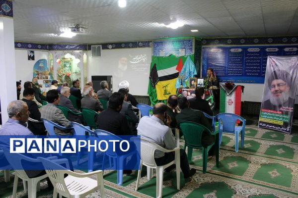 مراسم گرامیداشت شهید مقاومت در محل سپاه ناحیه شهرستان خلیل‌آباد