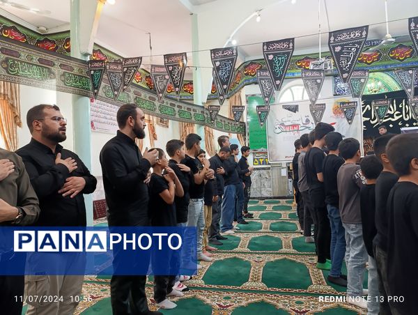 سوگواره احلی من العسل نوجوانان عاشورایی شهر آشخانه 