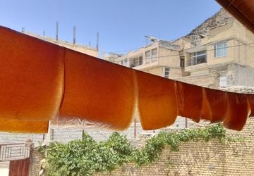 تولید لواشک خانگی توسط بانوان مارکده‌ای