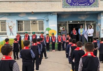 بازدید تخصصی تشکیلات پیشتازان از دبستان فولاد‌فر ناحیه دو شهرری 