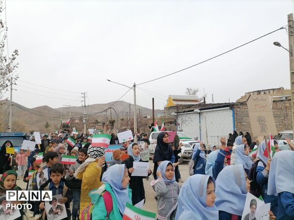 راهپیمایی روز جهانی قدس در شهر بار نیشابور