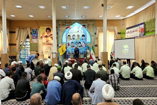 مراسم بزرگداشت شهدای مقاومت و نیروی انتظامی در شهرستان فاروج 