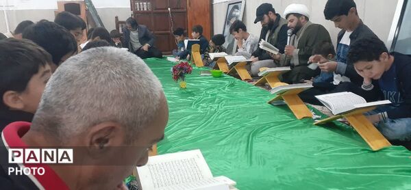 جزخوانی قرآن کریم در مساجد منطقه کوهنانی به مناسبت ماه مبارک رمضان  