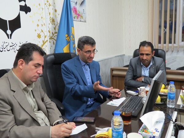 نشست معاون پیشگیری و تشخیص توانبخشی سازمان آموزش پرورش استثنایی کشور با مدیران مرکز  استان