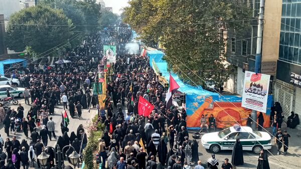 برپایی موکب عشاق الحسین سازمان دانش‌آموزی شهر تهران
